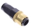 Bilde av Straight Quick Connect Hose Ends -Black/Gold - AN4