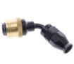 Bilde av 60° PTFE Quick Connect Hose Ends -Black/Gold - AN4