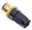 Bilde av Straight Quick Connect Hose Ends -Black/Gold - AN8