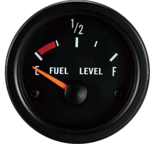 Bilde av Autogauge VD Series 52 mm analog drivstoffmåler - svart - 12V