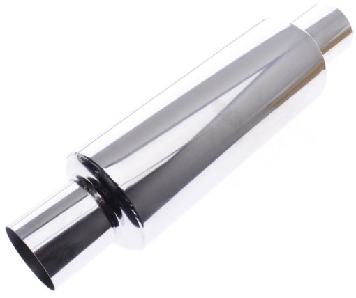 Bilde av 2,5" / 63,5 mm ID, 2,5" / 63,5 mm OD - Universal mellompotte i rustfritt stål 201, speilpolert
