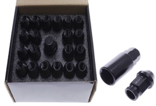 Bilde av Aluminium Wheel nuts - M12*1.5 - Black (20 pc. set)