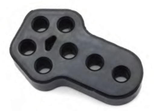 Bilde av Universal muffler hanger - Black