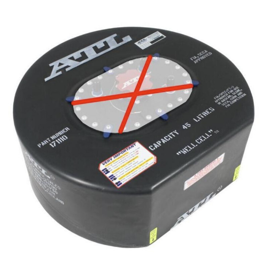Bilde av ATL Racing Fuel Cell 30L – Ø550 x 160 mm – Uten topplate – FIA FT3-1999